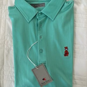 Men’s green Clemson MH Frank polo